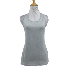 Nike Tank Top Womens S Small Grey Dri Fit Racerback Swoosh Balance Training